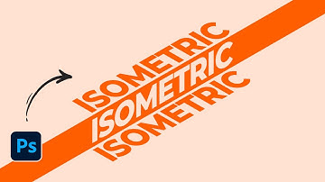 Isometric 3D Text Effect | Photoshop Tutorial