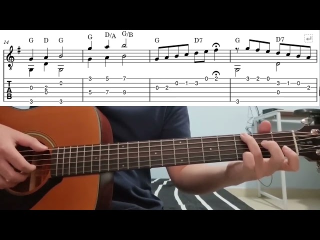 Do-Re-Mi (The Sound Of Music) - Easy Fingerstyle Guitar Playthrough Tutorial Lesson With Tabs class=