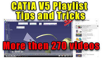 3D Comparison - CATIA V5 - Tips and Tricks Playlist overview