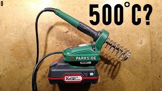 Parkside cordless soldering iron teardown and hack (with schematic)
