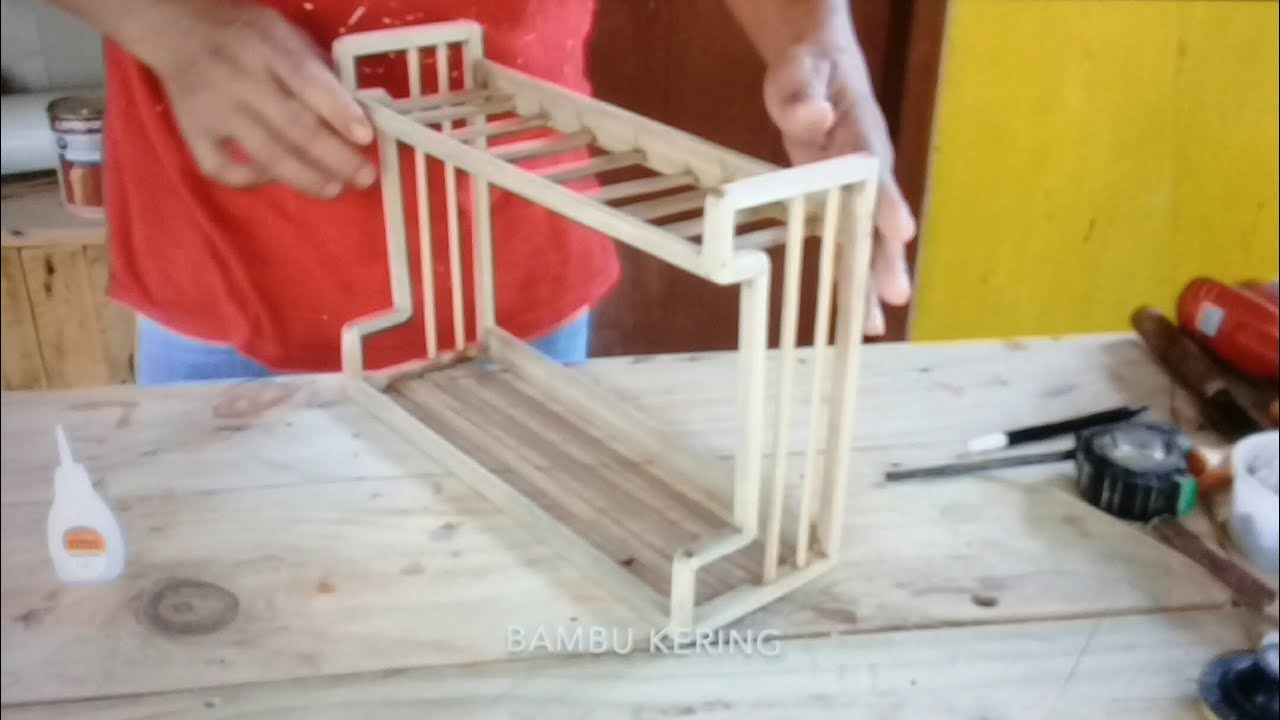 Cara Membuat Rak Bumbu Dapur dari Bambu  YouTube