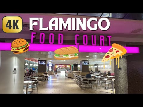 Video: De Food Court in het Flamingo Hotel en Casino