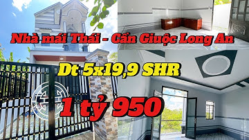 Nhà cần giuộc Long An - nhà mái thái- 1 tỷ 950
