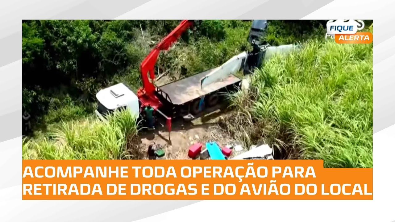 Avião cai em Coruripe com 180 kg de cocaína; piloto é encontrado morto no local
