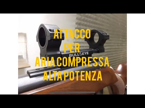 Attacco ammortizzato ottica per carabina aria compressa alta potenza