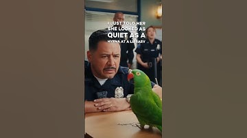 Interrogation goes wrong 🤣 talkingparrot #funny #games #brainteasers #shortvideo #shorts