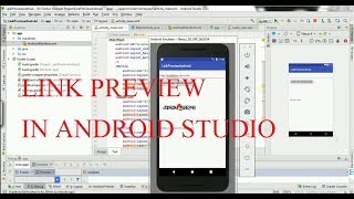 How to show LinkPreview in android studio 3. 0 part 1