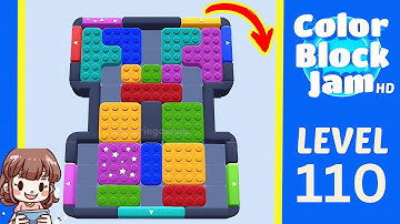 Color Block Jam Level 110 Solution Walkthrough