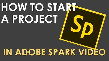 How To Start A Project in Adobe Spark Video