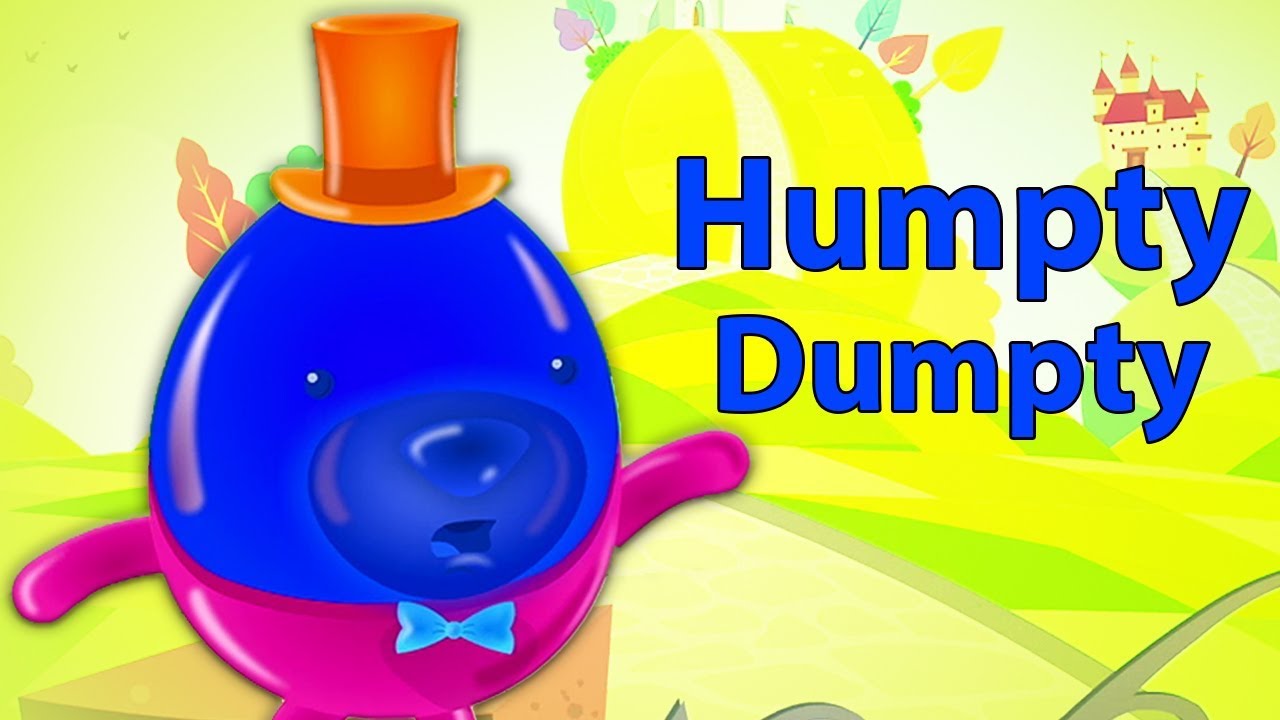 Humpty Dumpty duduk di dinding sajak anakanak Kids Song Jelly