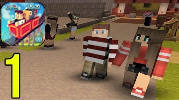 Theme Park Craft: Build & Ride - Gameplay Walkthrough Part 1 (iOS, Android)