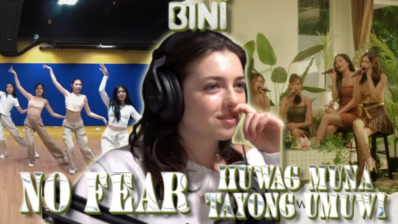 Reaction to BINI - No Fear & Huwag Muna Tayong Umuwi | One Music LIVE + Dance Practice