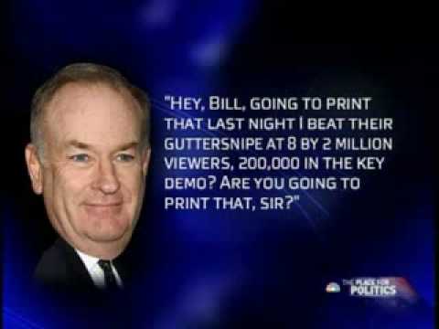 O'Reilly Blames Olbermann's & MSNBC's Ratings Clim...