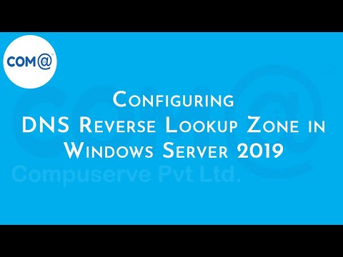 Configuring DNS Reverse Lookup Zone | Windows Server 2019 | Step by Step Explained