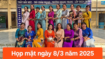 Họp mặt ngày 8/3 năm 2025_Trường TH&THCS Phan Chu Trinh