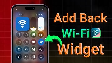 How To Add Wi-Fi Widget To iPhone Control Center (iOS 18)