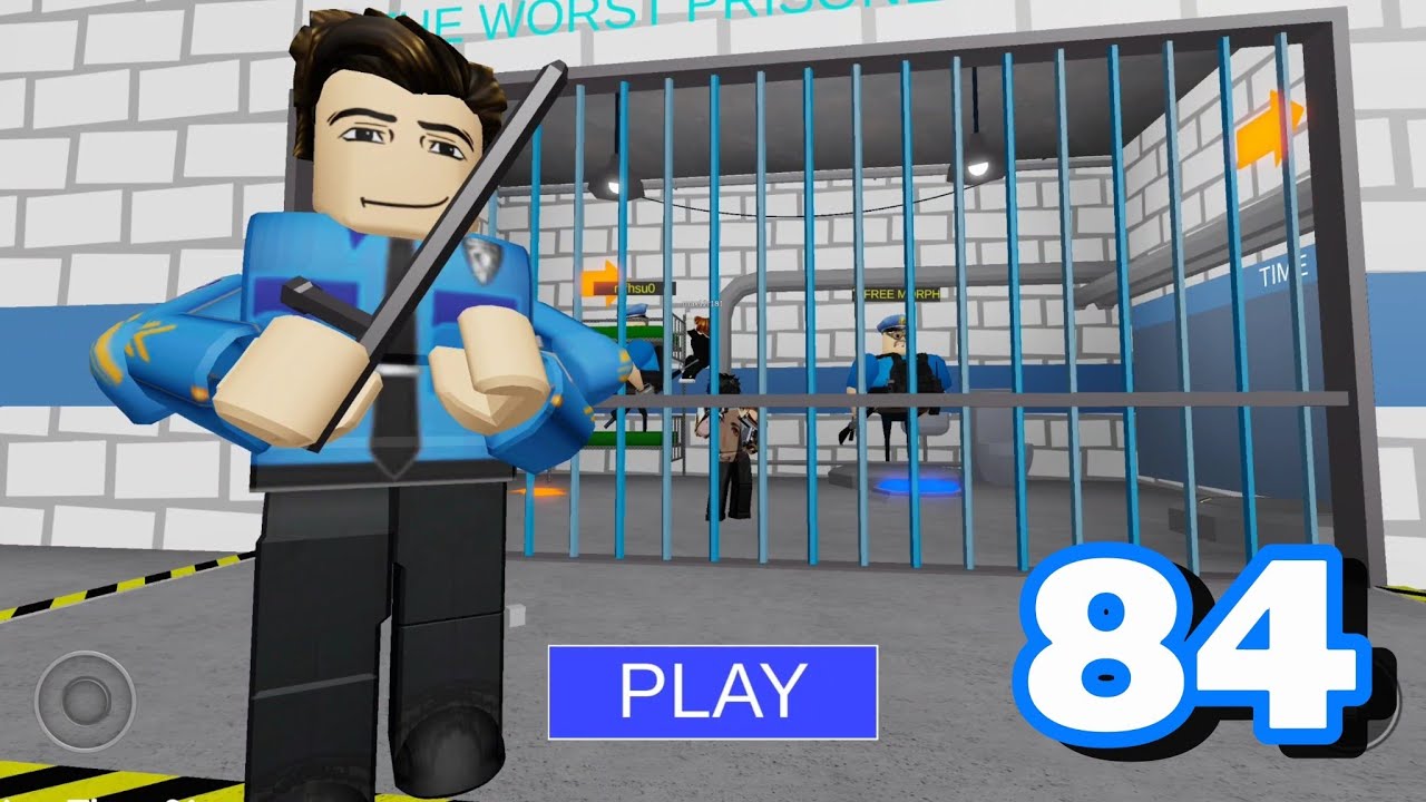 Police Barrys Prison Run Gameplay 84 Roblox - YouTube