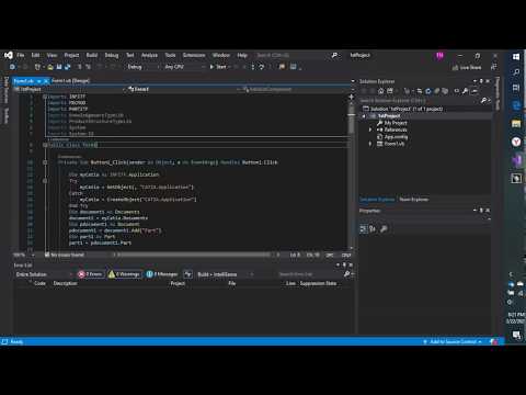 CATIA VBscript with Visual Basic_1st ep. DEMO