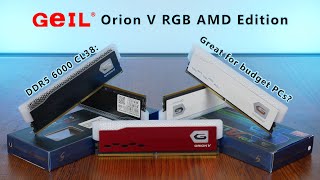 Athlete Statistics Budget RGB DDR5 RAMs? GeIL Orion V RGB AMD Edition DDR5 6000 CL38 Review