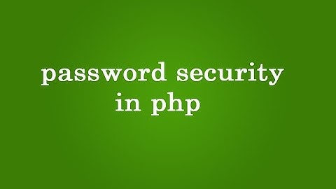 php password encryption & decryption