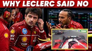 SHOCKED! Why Charles Leclerc failed to obey two orders to pit from Ferrari while he held Hamilton up