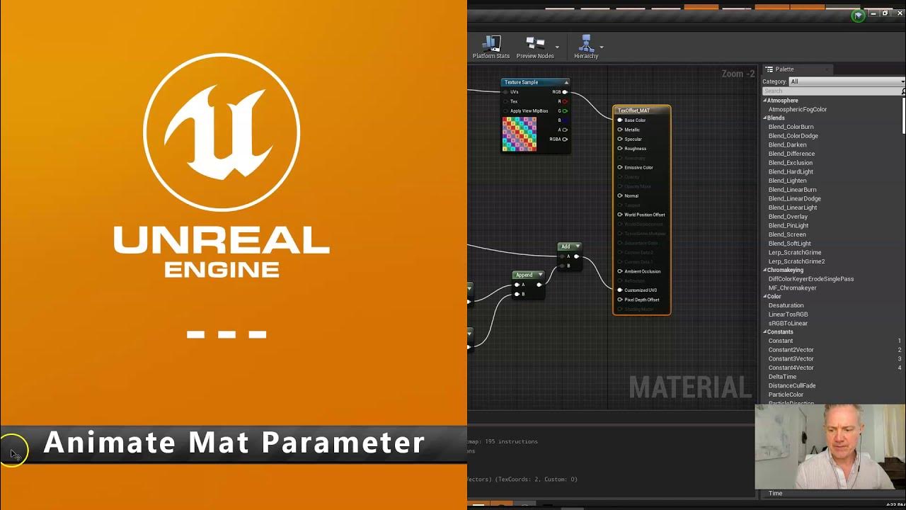 Animating Texture Offset Unreal - YouTube