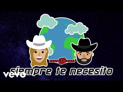 Lucero, Gerardo Ortiz - Siempre Te Necesito (Lyric Video)