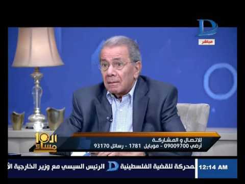العاشرة مساء خلاف بين السفير معصوم مرزوق والنائب فايز ابو خضرة حول مظاهرات 25 أبريل 