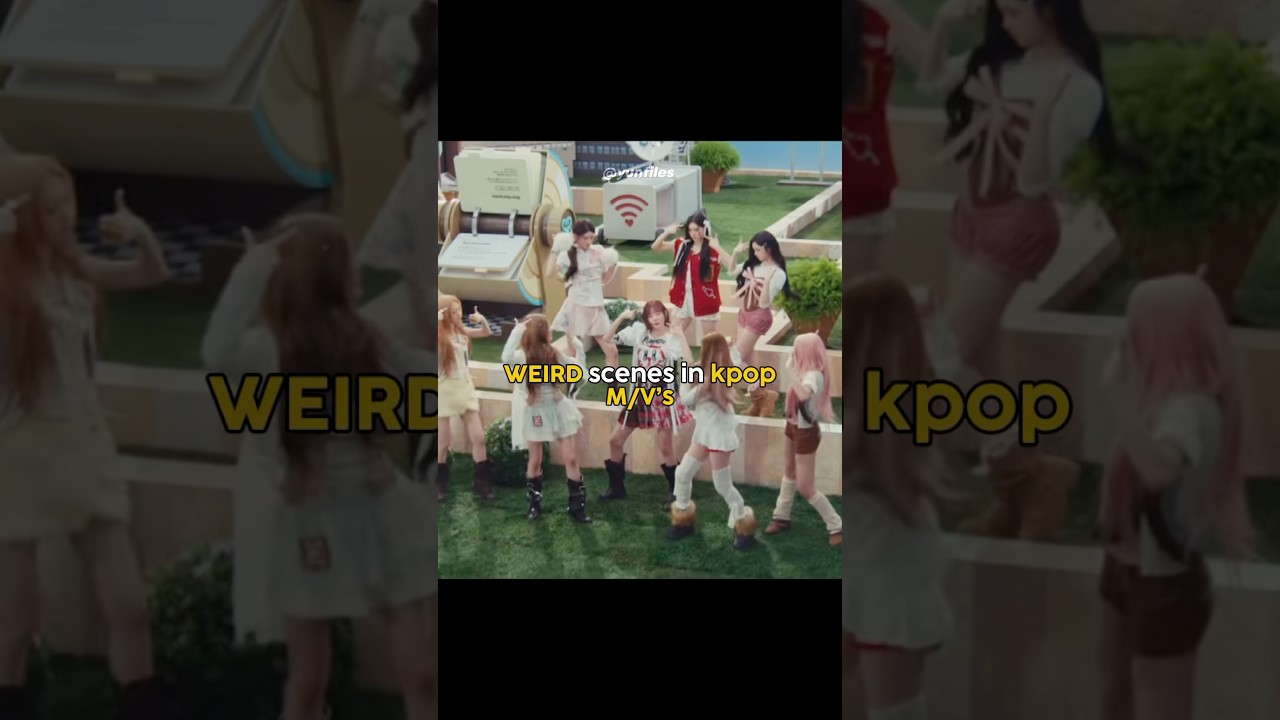 WEIRD scenes in kpop M/V’s #kpop #fyp #dontflop #hearts2hearts #enhypen #lesserafim #itzy #ive #txt
