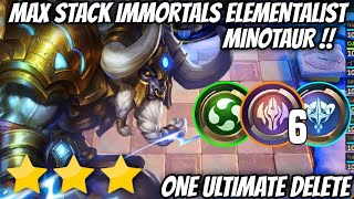 MAX STACK HYPER 3 STAR IMMORTALS ELEMENTALIST MINOTAUR ❗MAGI CHESS