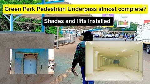 Green Park Pedestrian Underpass Almost Complete? | Shades and Lifts Installed 