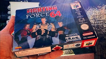 GAMEPLAY & PRESENTING: Fighting Force 64 (1999) - N64 / Nintendo 64 / European Pal Version / 50Hz ❤️