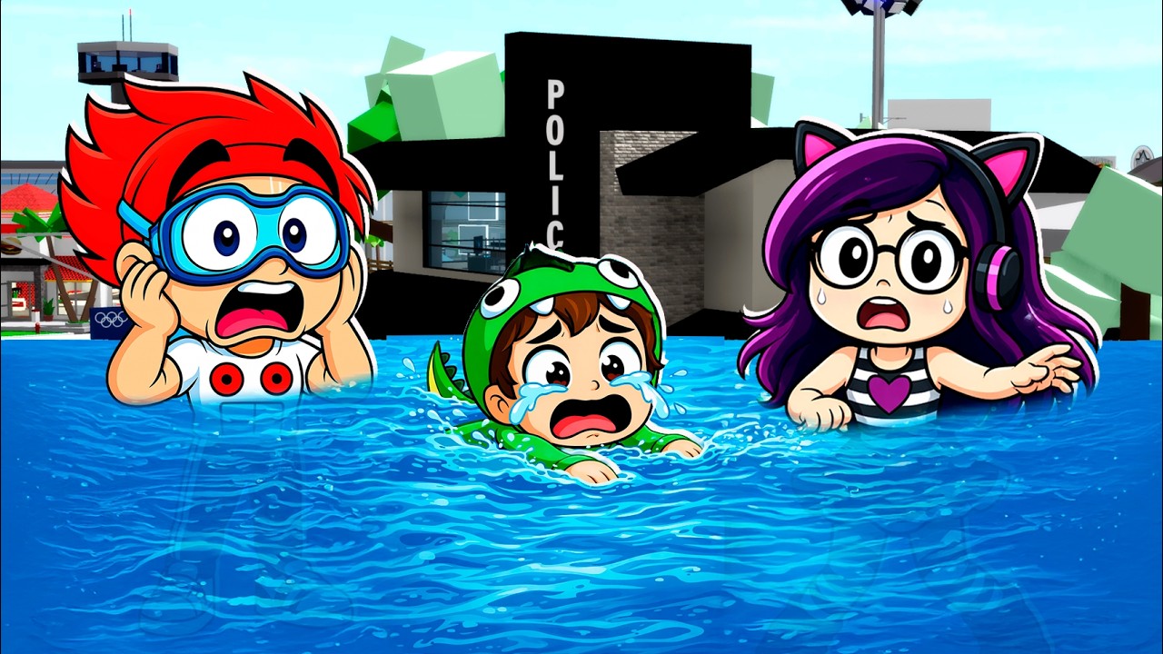 SOBREVIVIMOS a la INUNDACIÓN de BROOKHAVEN en Roblox | Kori