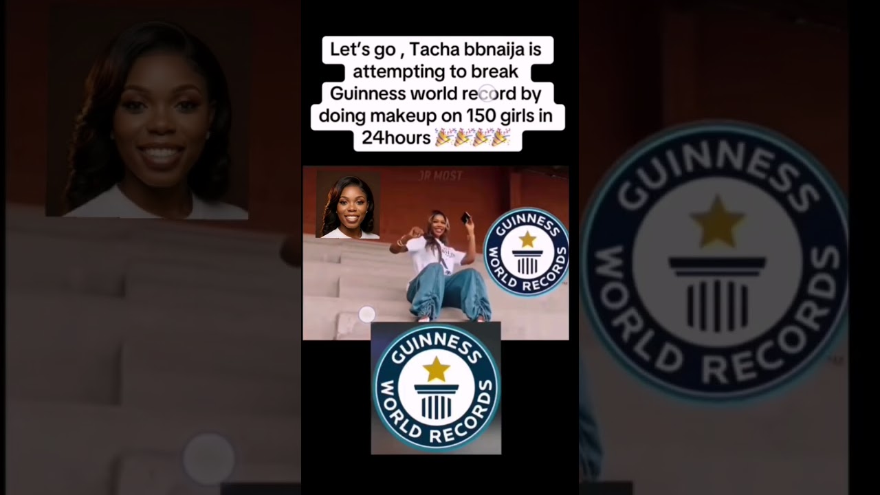 Тача Ббнайджа Стар собирается побить мировой рекорд Гиннесса по нанесению макияжа 150 девушкам за...