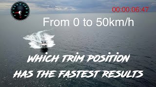 Best outboard trim for maximum power - Haines Hunter 680Sf
