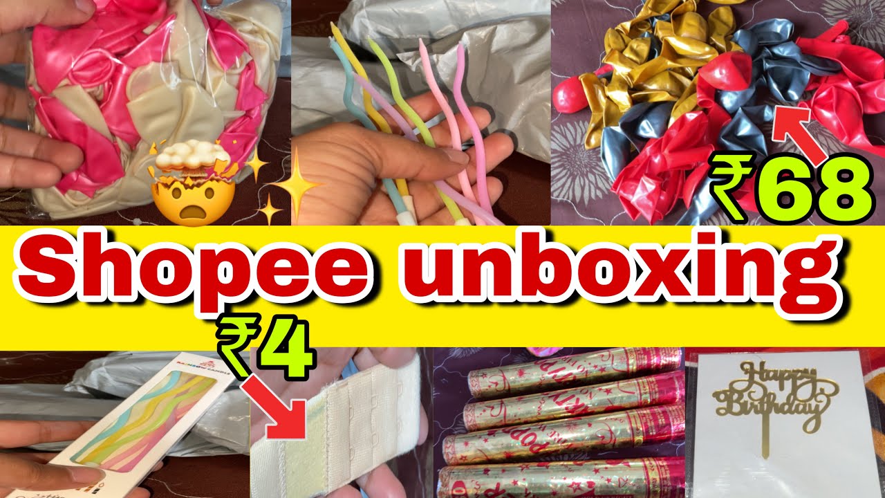Shopee unboxing/ Shopee app unboxing/ shopee in / shopee india/ fancy lotus/
