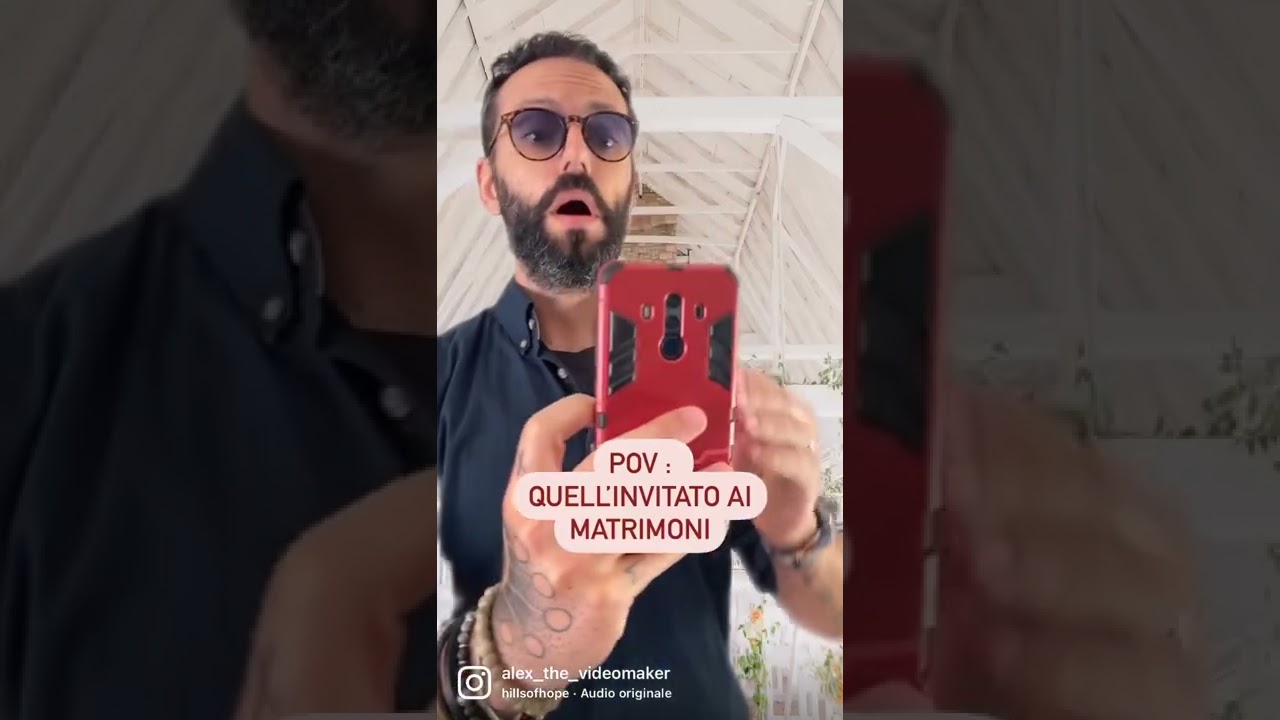 Il nemico numero 1 di ogni videomaker ai matrimoni 😂
