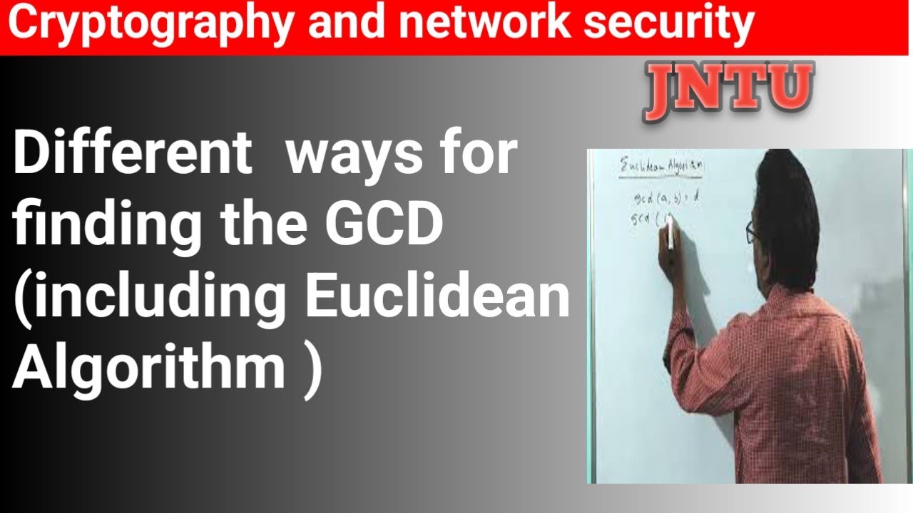 Different Types of  ways for finding the GCD (including Euclidean Algorithm )