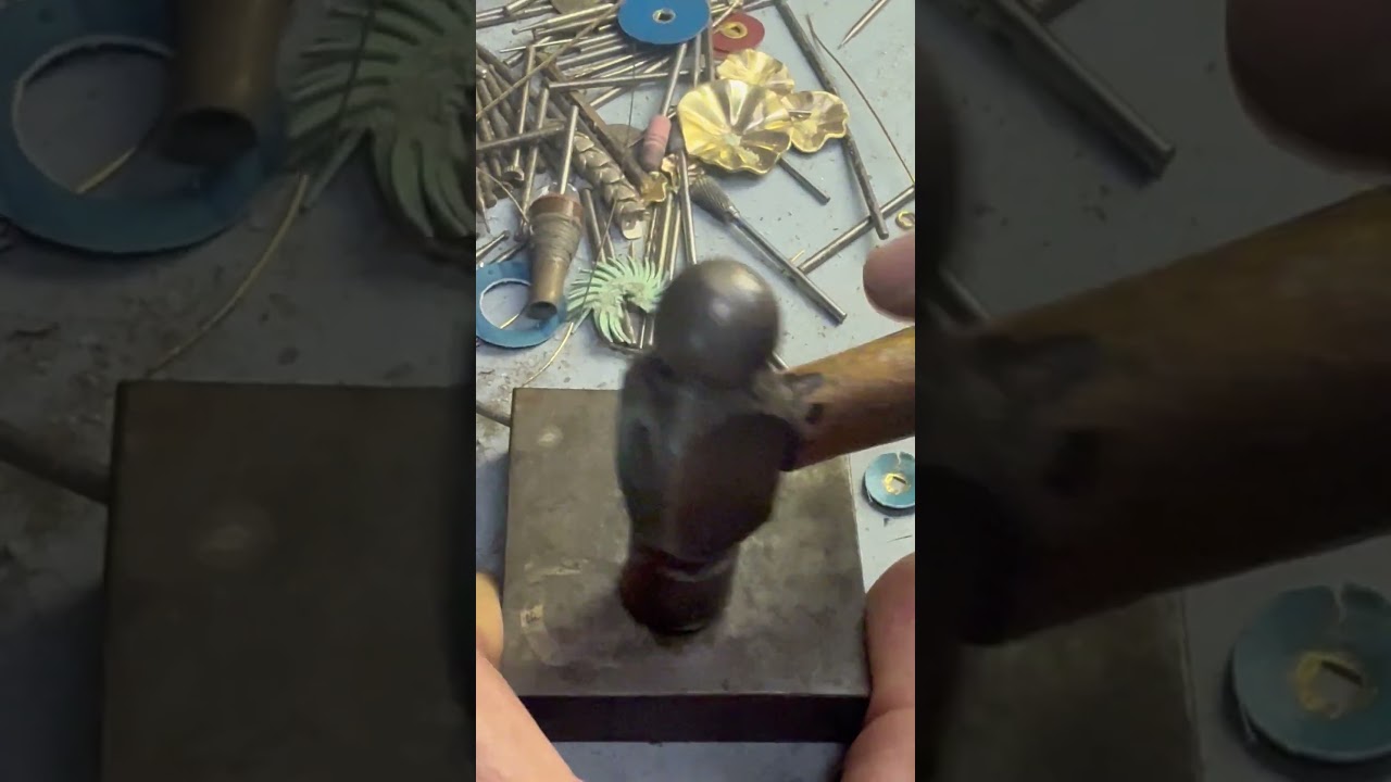 22K Gold Cube Diamond Stud Earrings | Handmade Raw Diamond Earrings | PART 1