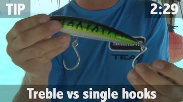 TREBLE HOOKS VS SINGLE HOOKS