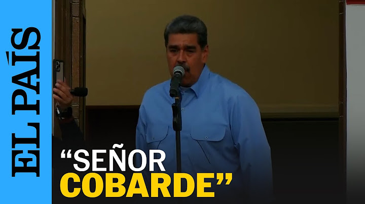 VENEZUELA | Maduro llama "señor cobarde" a Edmundo González | EL PAÍS