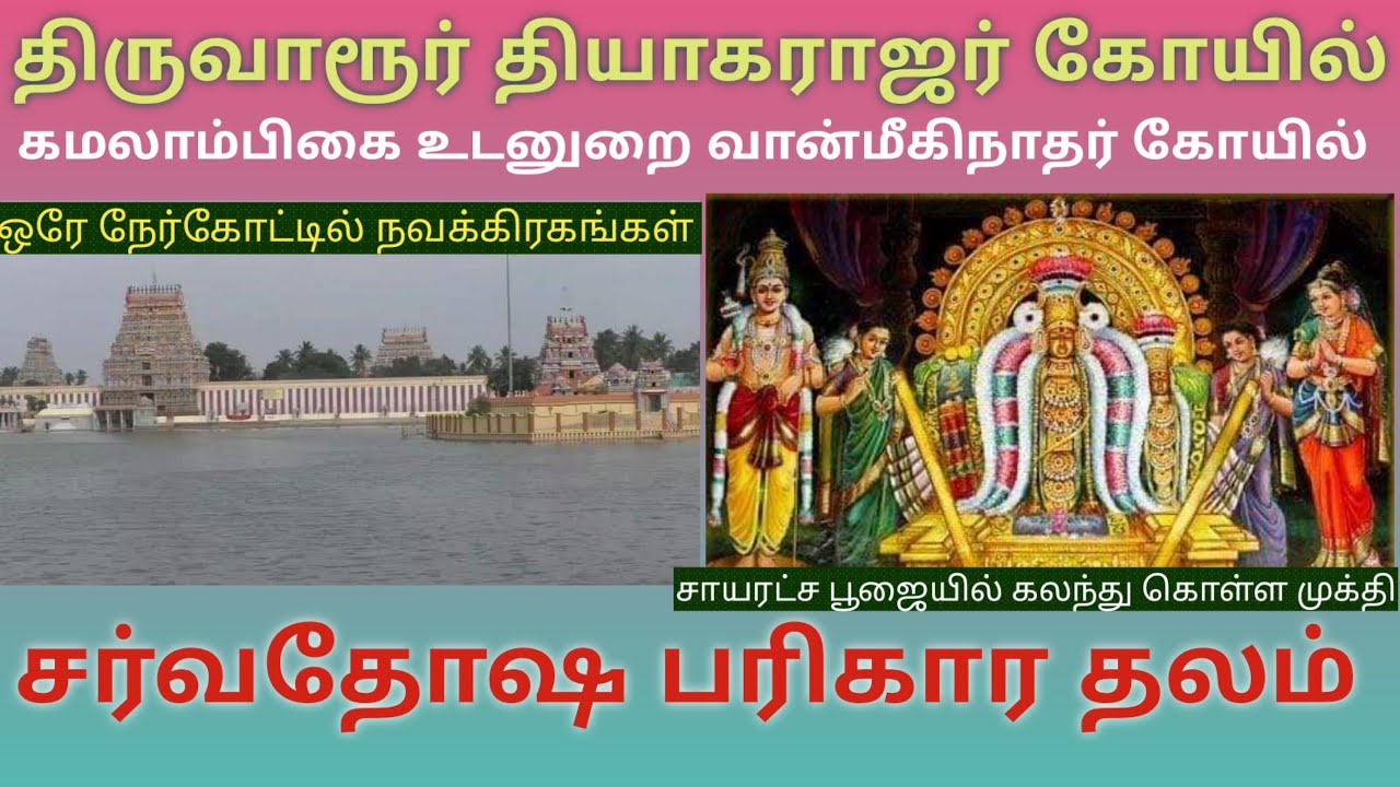 திருவாரூர் தியாகராஜர் கோயில் வரலாறு | ஒரே நேர்கோட்டில் நவகிரகங்கள் | Thiruvarur Thiyagarajar Temple