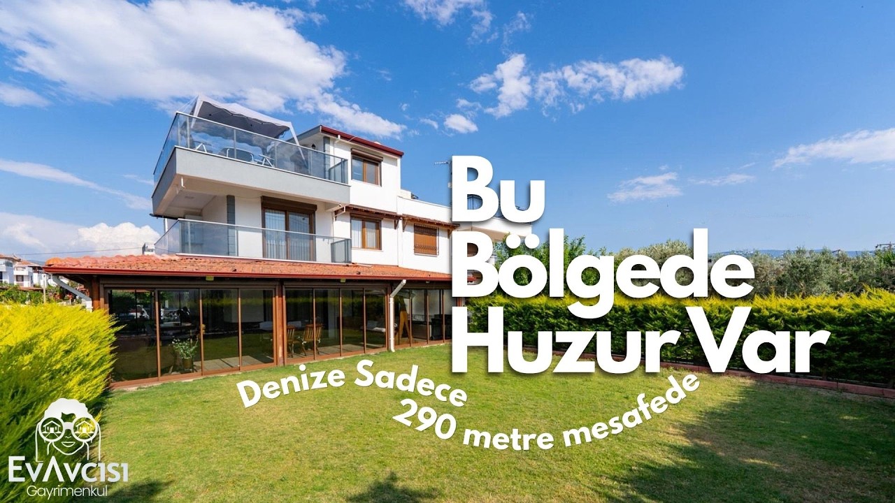 Denize Sadece 290 Metre Mesafede 4+1 Villa | Kuşadası Satılık Villa SATILDI — YouTube