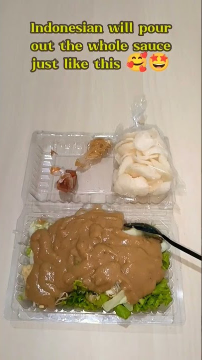 Gado-gado: Indonesian authentic Peanut Sauced Salad