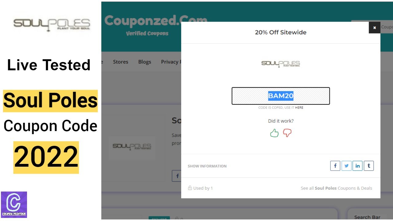 20 Off Sitewide Soul Poles Coupons & Promo Codes 2022Coupon Provider