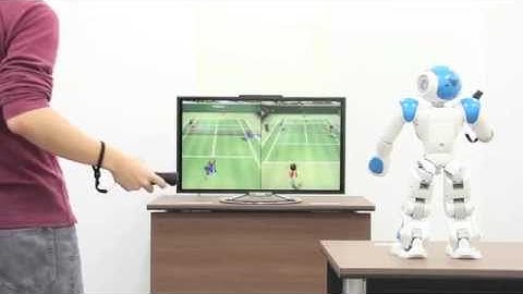 Humanoid Robot NAO Plays Video Game