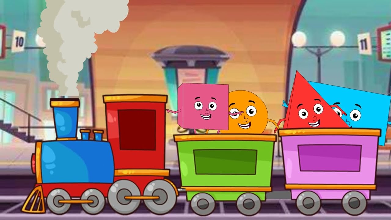 The shapes song nursery rhymes | Preschool Learning Shapes Song for toddlers | 