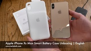 Apple iPhone Xs Max Smart Battery Case Unboxing | English