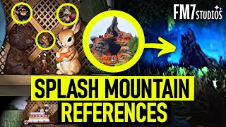 SECRET Splash Mountain REFERENCES at Tiana’s Bayou Adventure (Walt Disney World)
