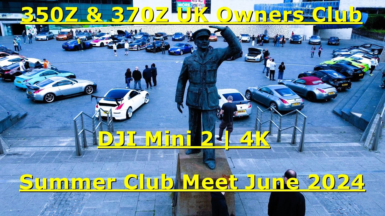350Z & 370Z UK Owners Club | Summer Club Meet June 2024 | Coventry Transport Museum | DJI Mini2 | 4K